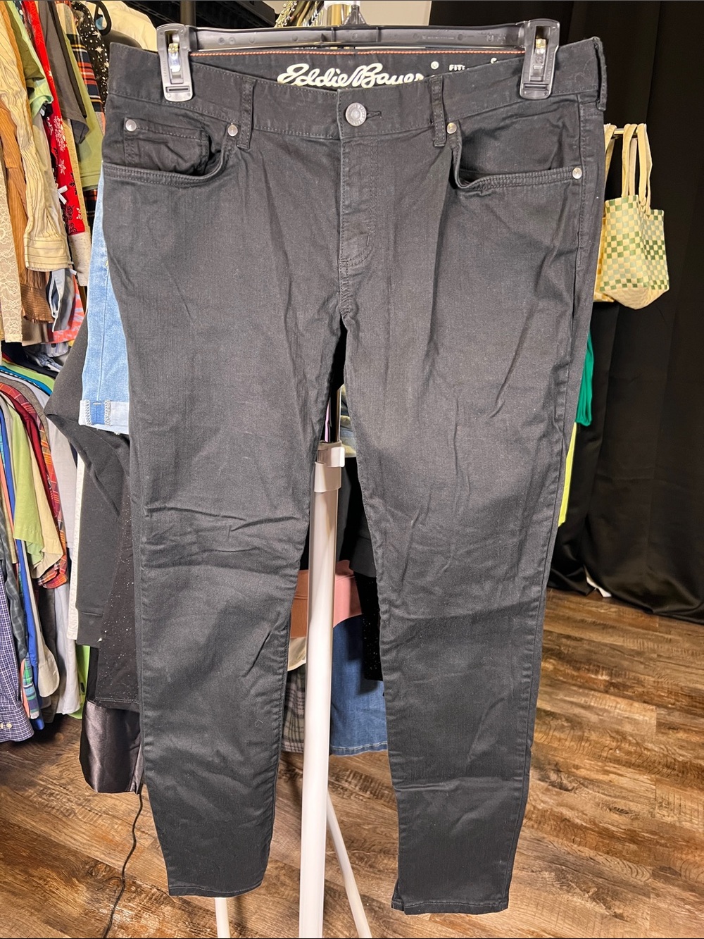 Eddie Bauer Black slightly curvy skinny jeans